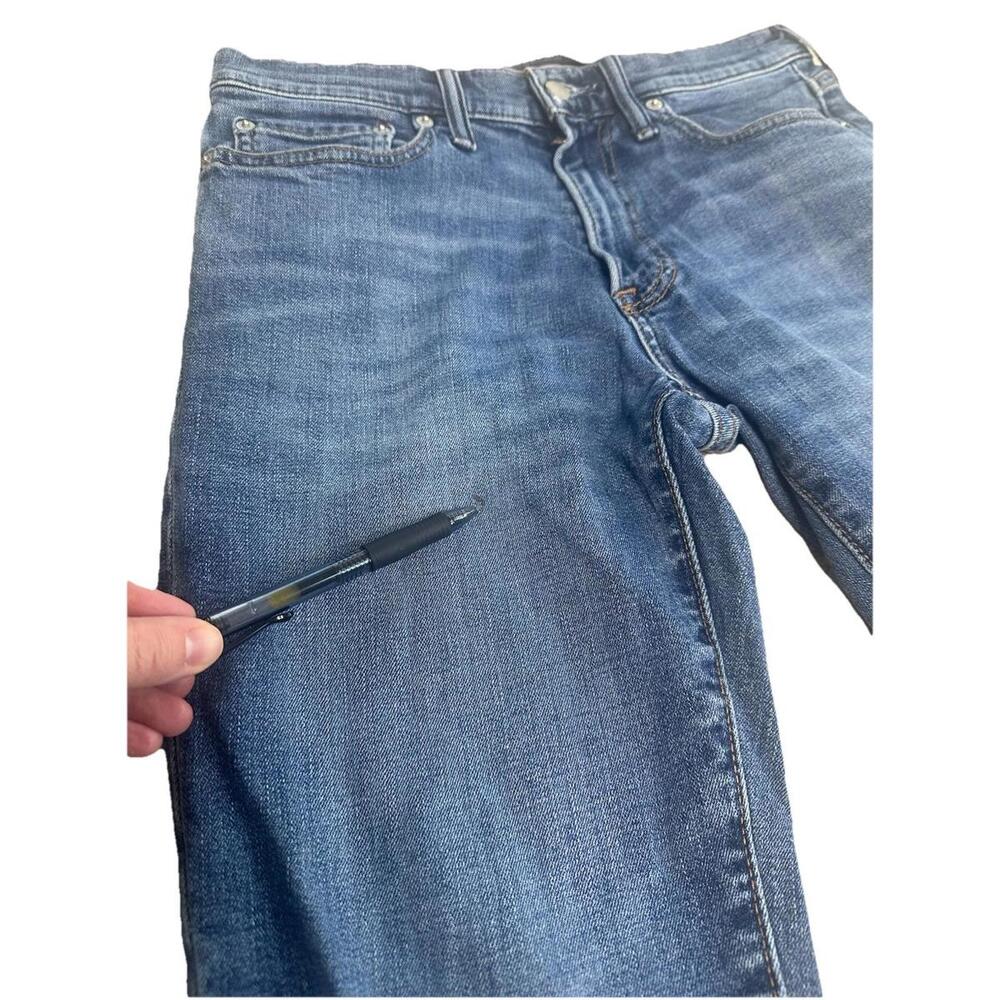 Lot of 2 Abercrombie Fitch Athletic Skinny Stretch Jeans Mens 31x30 Medium Wash - Picture 7 of 9